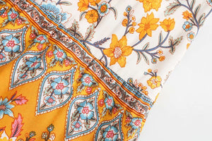 Boho Skirt, Maxi Skirt, Wild Flower