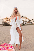 Load image into Gallery viewer, solid sashes, Bohemian dress , Boho maxi sundress
