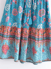 Load image into Gallery viewer, Floral Print,Bohemian Maxi Dress,Boho Sundress
