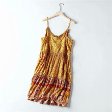 Load image into Gallery viewer, Mini Dress, Boho Sundress,Floral Print
