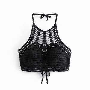 Hollow Out,Bohemian Crop Tops,Sexy Camis