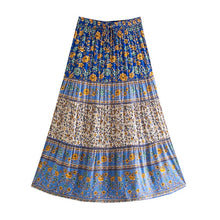Load image into Gallery viewer, Floral Print ,Bohemian Skirt, Boho Maxi Skirts

