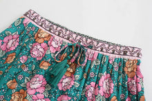 Load image into Gallery viewer, Floral Print ,Bohemian Skirt,Boho Maxi Skirt
