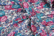 Load image into Gallery viewer, Floral Print ,Bohemian Mini Dress, Boho Sundress
