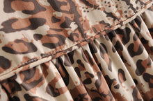 Load image into Gallery viewer, Maxi Dress, Boho Sundress,Leopard Print
