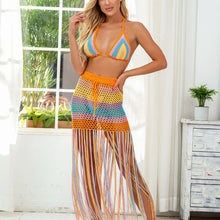 Load image into Gallery viewer, Hollow colorful,Bikini Swimsuit ,Biquini Swim Beachwear
