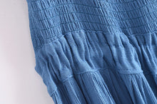 Load image into Gallery viewer, Backless Bohemian Maxi Dress, Boho Strapless Dress
