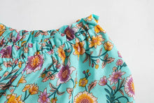 Load image into Gallery viewer, Floral Print Sundress,off Shoulder Boho Dress ,Maxi Dress
