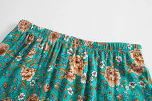Load image into Gallery viewer, Boho Skirt, Maxi Skirt, Wild Flower
