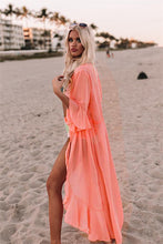 Load image into Gallery viewer, solid sashes, Bohemian dress , Boho maxi sundress
