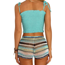 Load image into Gallery viewer, Hollow tassel ,Bikini Swimsuit,Biquini Swim Beachwear
