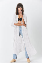 Load image into Gallery viewer, Solid Fancy Lace, Bohemian Maxi Dress,Boho Kimono
