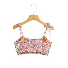 Load image into Gallery viewer, Pink Floral,Mini Skirts and Tops,Boho Sets
