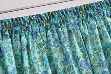 Load image into Gallery viewer, Camel Floral Print,Bohemian skirt ,Boho Maxi Skirt
