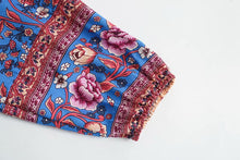 Load image into Gallery viewer, Mini Dress, Boho Sundress,Floral print
