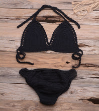 Load image into Gallery viewer, Solid hollow,Bikini  Swimsuit , Swim Beachwear
