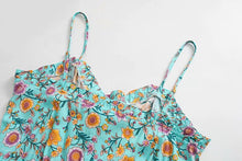 Load image into Gallery viewer, Boho Dress,Strap Sundress,Beach Midi Dress
