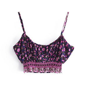 Boho Sets,Long Pants and Tops,Wild Floral