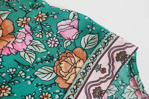 Floral print ,Bohemian  maxi dresses,Boho Sundress