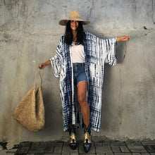 Load image into Gallery viewer, Floral print,Bohemian maxi dress,Boho kimono
