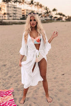 Load image into Gallery viewer, solid sashes, Bohemian dress , Boho maxi sundress
