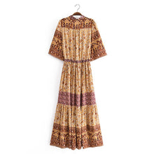 Load image into Gallery viewer, Floral Print , Bohemian Sundress,Boho Maxi Dress
