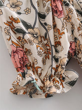 Load image into Gallery viewer, Floral print ,Boho midi dress, Boho sundress
