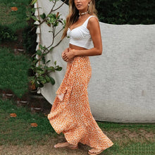 Load image into Gallery viewer, Floral Print,Bohemian Maxi Skirt,Boho Skirts
