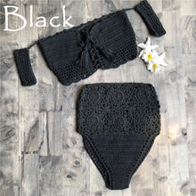Load image into Gallery viewer, Solid hollow,Bikini Swimsuit, Biquini Swim Beachwear
