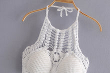 Load image into Gallery viewer, Hollow Out,Bohemian Crop Tops,Sexy Camis
