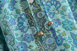 Floral Print , Bohemian Sundress,Boho Maxi Dress