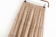 Load image into Gallery viewer, Boho Skirt, Maxi Skirt,Leopard Wild Flower
