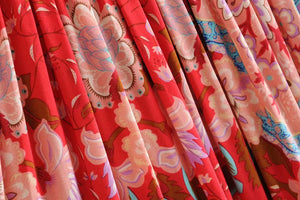 Peacock Floral Print, Bohemian Maxi Dress ,Boho Dress