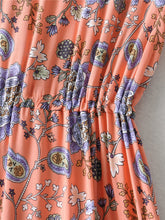 Load image into Gallery viewer, Maxi Dress, Boho Sundress,Floral print
