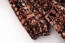 Load image into Gallery viewer, Floral Print ,Boho Maxi Dress, Vintage Sundress
