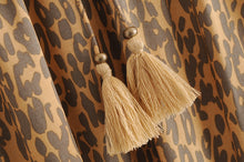Load image into Gallery viewer, Leopard Floral print ,Boho Maxi Skirt
