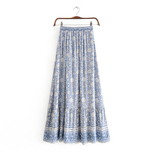 Boho Sets, Maxi Skirt and Tops, Wild Flower