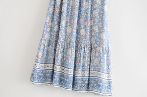 Boho Sets, Maxi Skirt and Tops, Wild Flower
