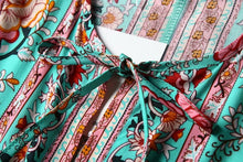 Load image into Gallery viewer, Boho Blouse, Vintage Blouse,Rose Floral Tops
