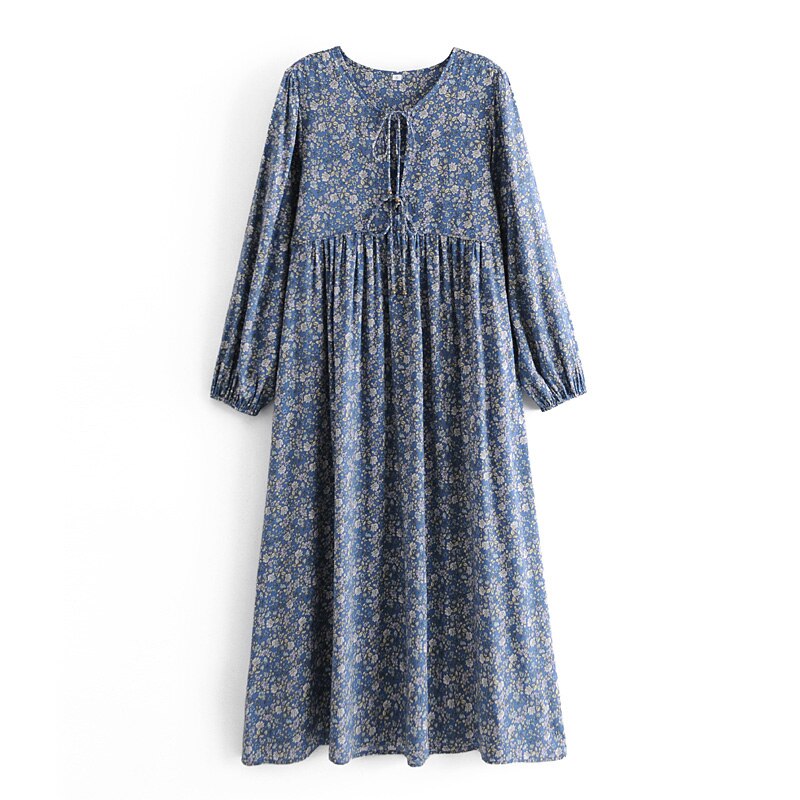 Maxi Dress, Boho Sundress,Floral Print