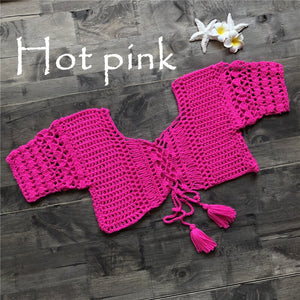 Solid hollow,Bikini Tops,Biquini Swim Beachwear