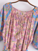 Load image into Gallery viewer, Floral Print ,Bohemian Maxi Dress,Boho Sundress
