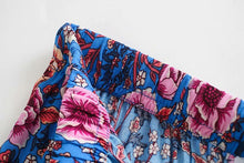 Load image into Gallery viewer, Boho Skirt, Maxi Skirt, Wild Flower
