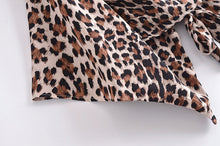 Load image into Gallery viewer, Leopard Print,Boho Short Robe Kimono,Bikini Cover-up
