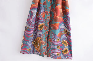 Star and Moon,Bohemian Kimono,Boho Cover-ups