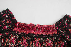 Mini Dress, Boho Sundress,Floral print