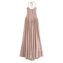 Load image into Gallery viewer, Backless Bohemian Maxi Dress, Boho Strapless Dress
