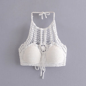 Hollow Out,Bohemian Crop Tops,Sexy Camis