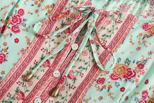 Load image into Gallery viewer, Floral print ,Boho maxi dresses, Boho Sundress

