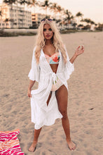 Load image into Gallery viewer, solid sashes, Bohemian dress , Boho maxi sundress
